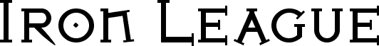 Iron League smallcaps Bold