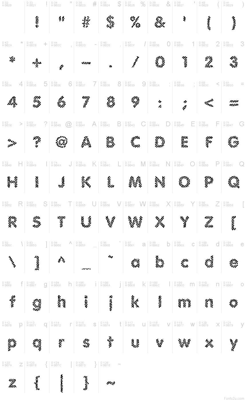 irritate-brk-font