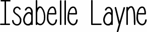 Isabelle Layne Bold