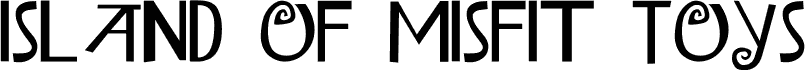 Preview of the Island of Misfit Toys Alt. font
