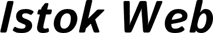 Istok Web Bold Italic