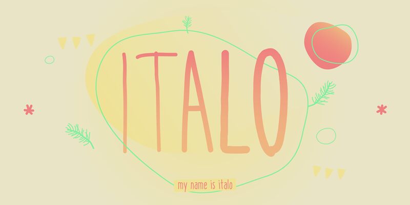 Italo Schriftart