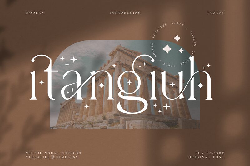 itangiuh Schriftart