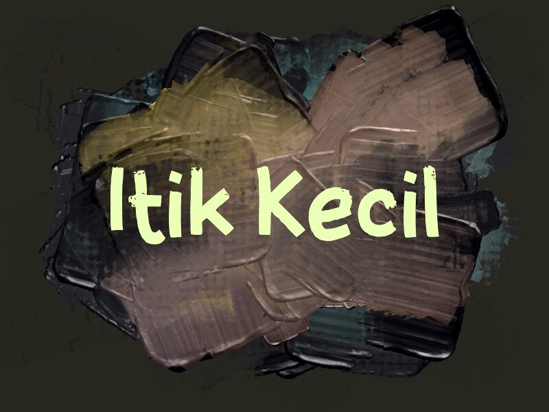 i Itik Kecil Schriftart