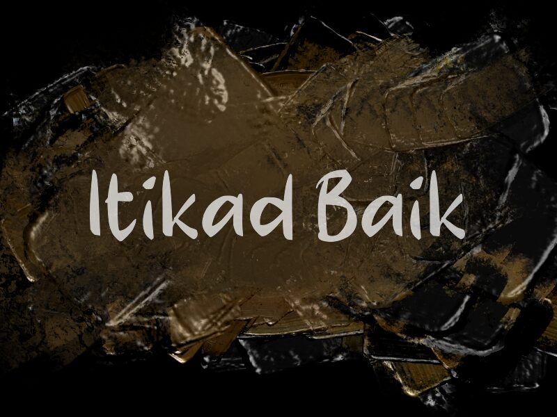 i Itikad Baik الخط 