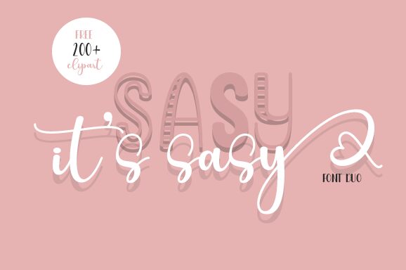 Its Sasy Display Czcionka
