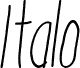 Italo Light Italic
