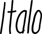 Italo Regular Italic