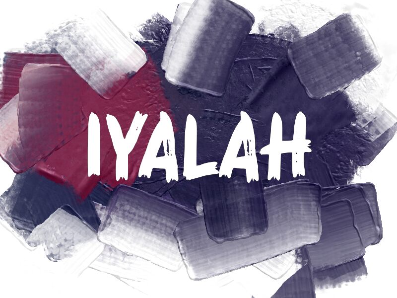 i Iyalah Schriftart