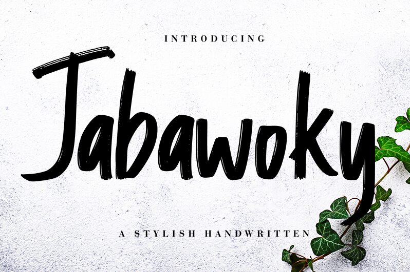 Jabawoky Czcionka