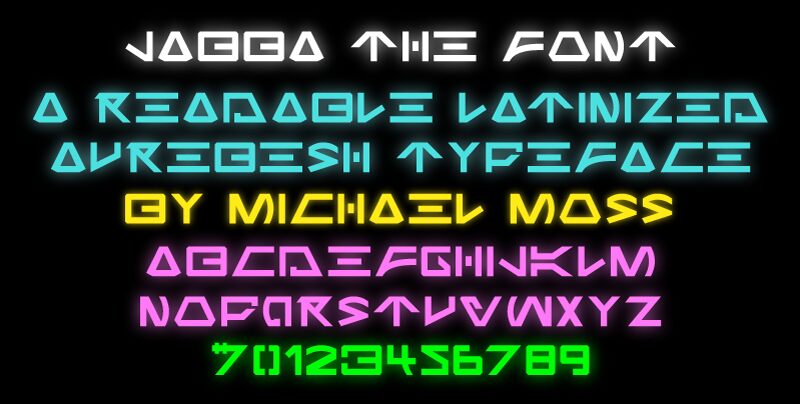 Jabba the Font Carattere
