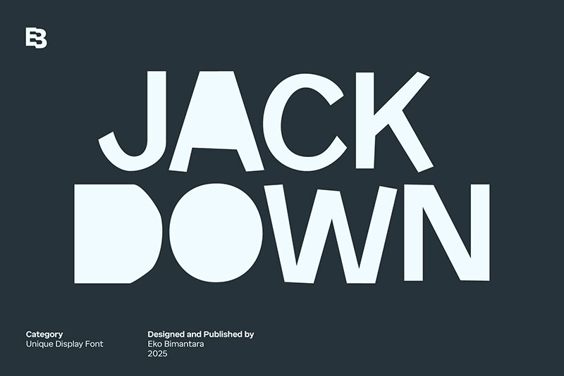 Jack Down Schriftart