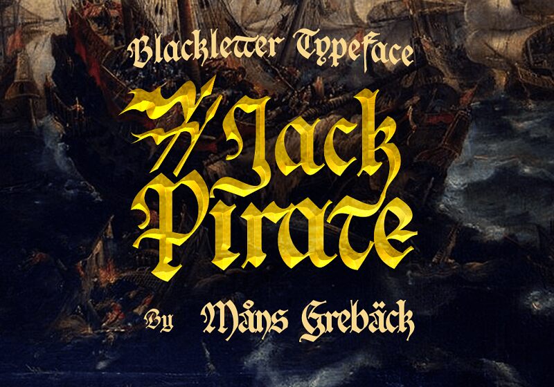 Jack Pirate Schriftart