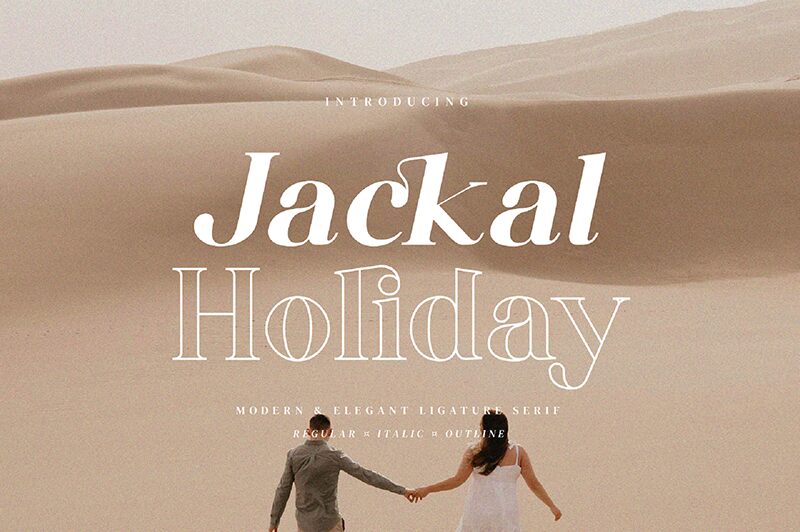 Jackal Holiday Fonte