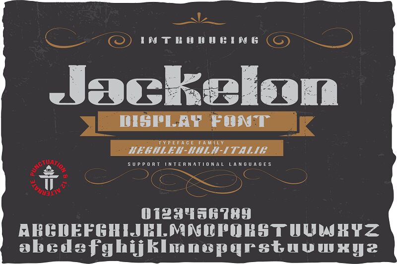 Jackelon Schriftart