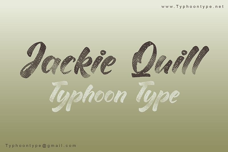 Jackie Quill Czcionka