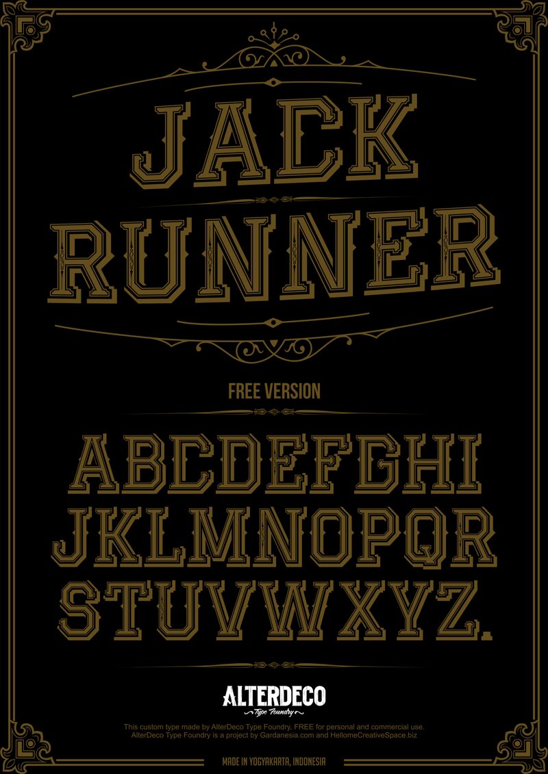 JackRunner Schriftart