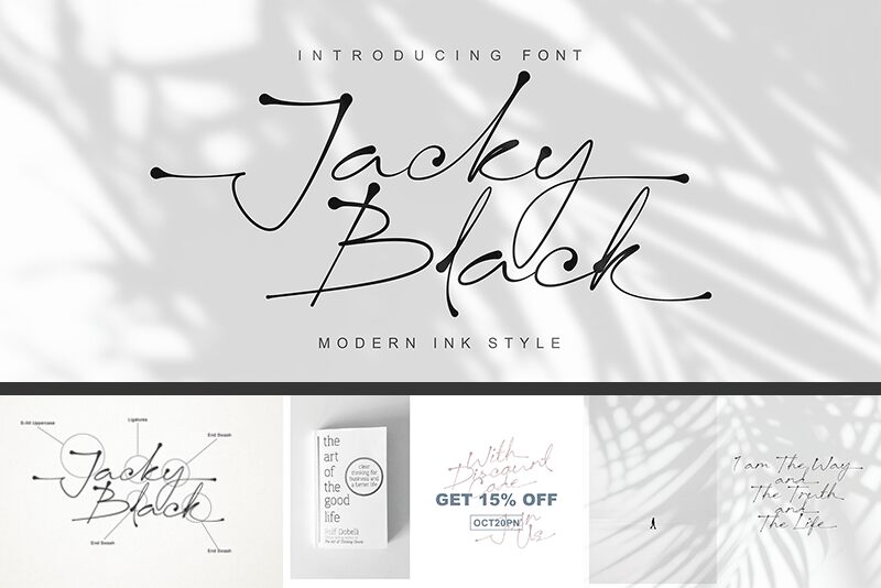 Jacky Black Font