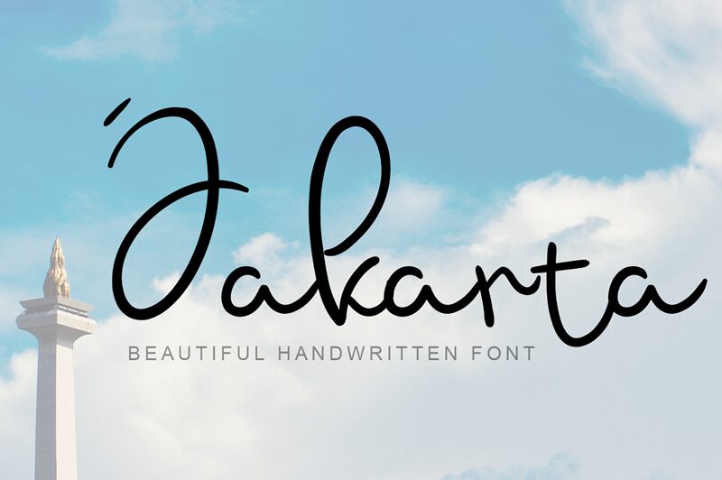 Jakarta Schriftart