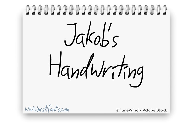 Jakobs Handwriting Czcionka