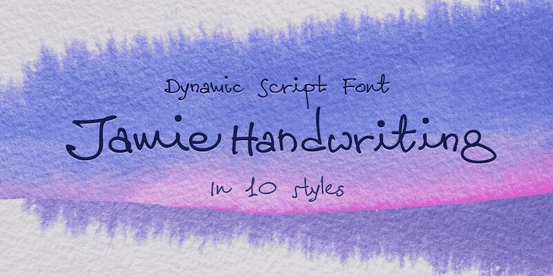 Jamie Handwriting Schriftart