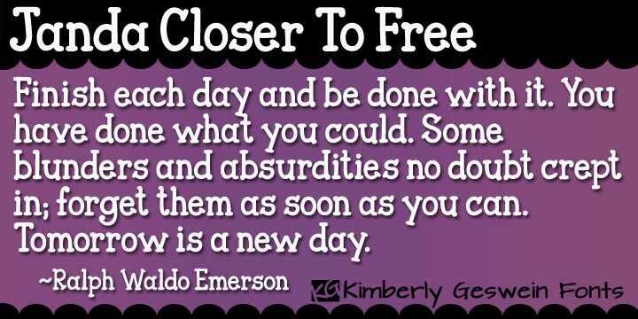 Janda Closer To Free Carattere