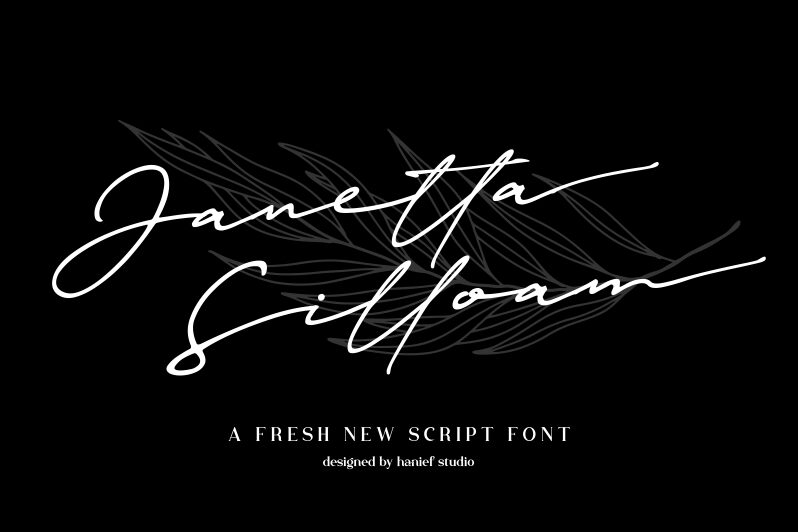 Janetta Silloam Druh písma