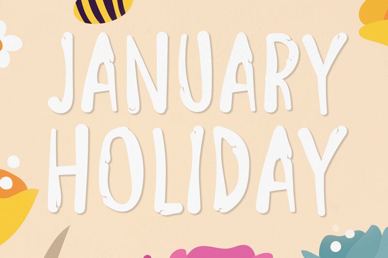 January Holiday Czcionka