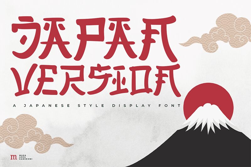 Japan Version Schriftart