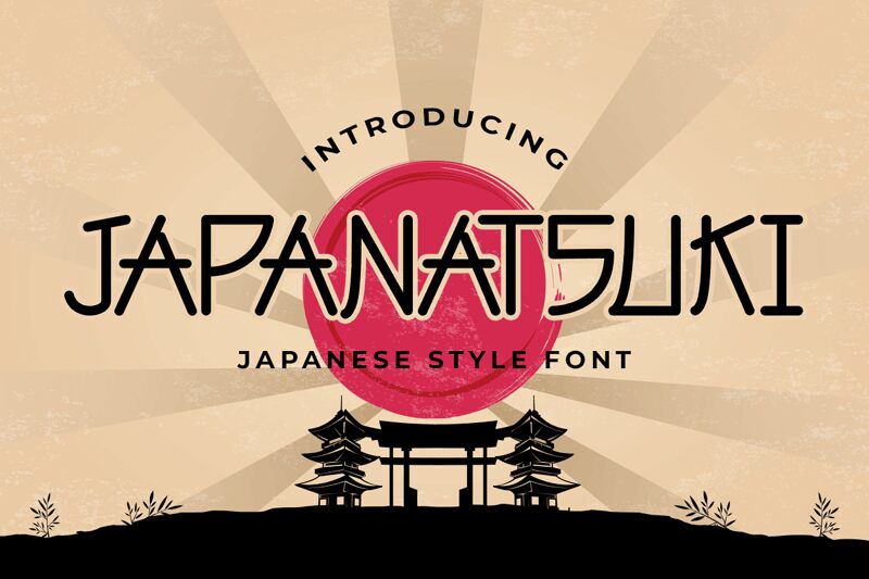 Japanatsuki Schriftart