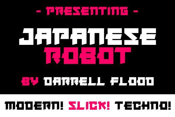 Japanese Robot Carattere