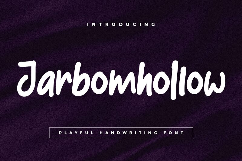 Jarbomhollow Czcionka