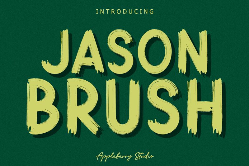 Jason Brush Czcionka