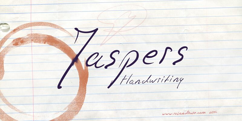 Jaspers Handwriting Schriftart