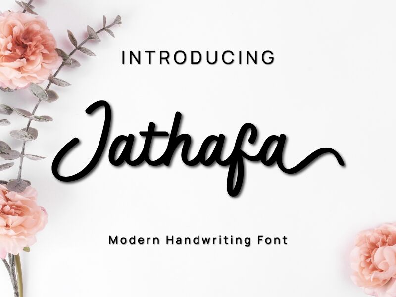 Jathafa Schriftart