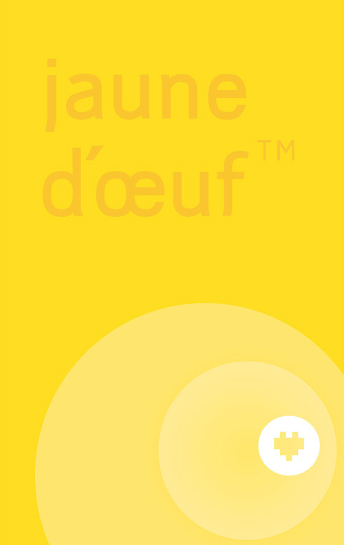 jaune d'oeuf Schriftart