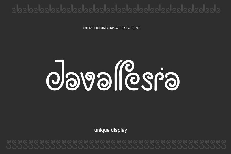 Javallesia Schriftart