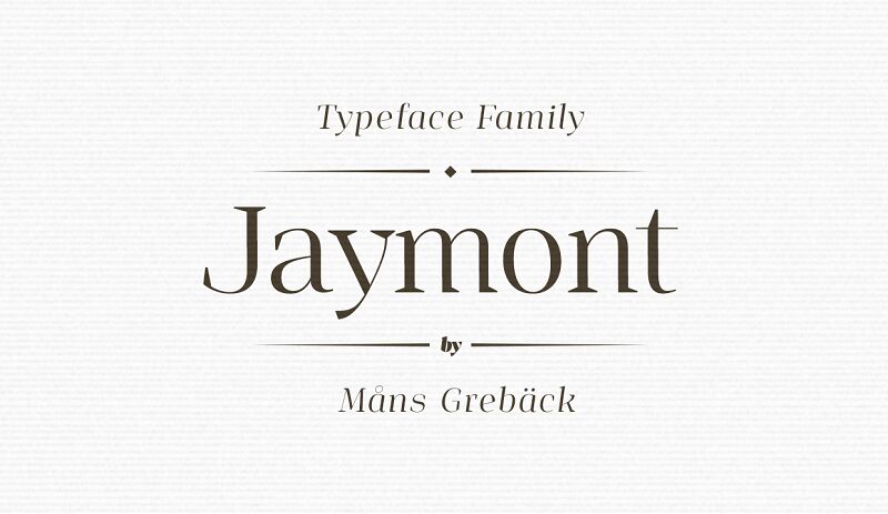 Jaymont Schriftart