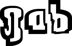 Jab Outline Font 