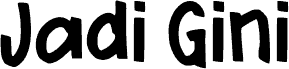 Jadi Gini 字体