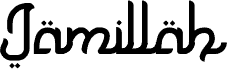 Jamillah Regular fonte