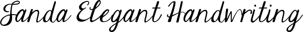 Janda Elegant Handwriting
