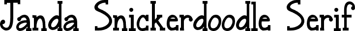 Janda Snickerdoodle Serif Bold