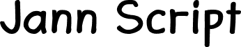 Jann Script Bold