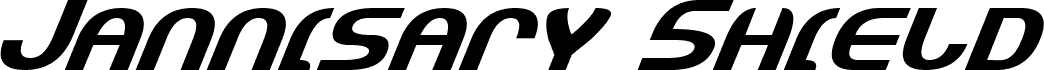 Jannisary Shield Italic