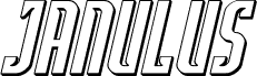 Janulus Caps 3D Italic