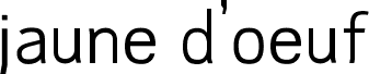 jaune d'oeuf
