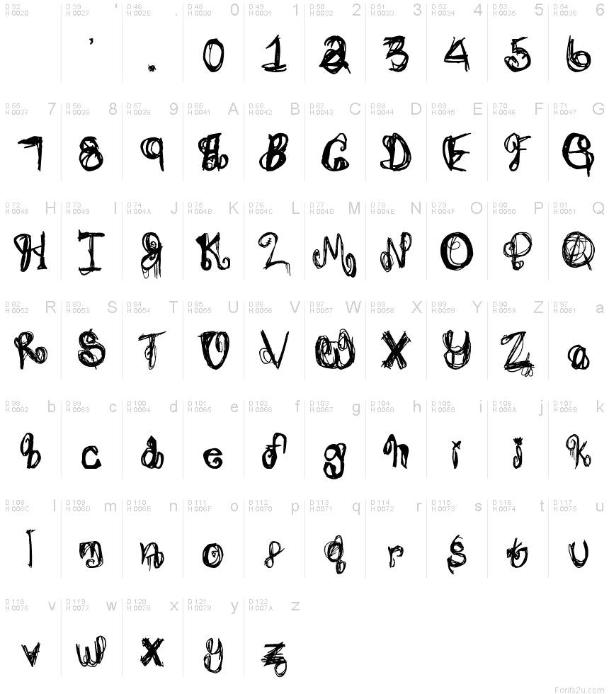 Jade's Psychosis font