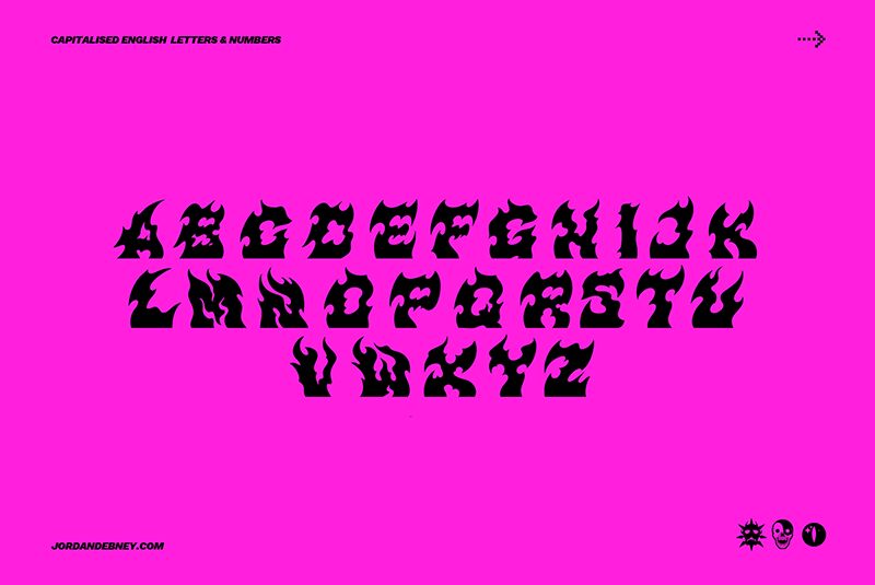 JD-BRIMSTONE-BASIC Schriftart