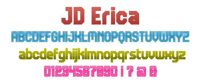 JD Erica Schriftart
